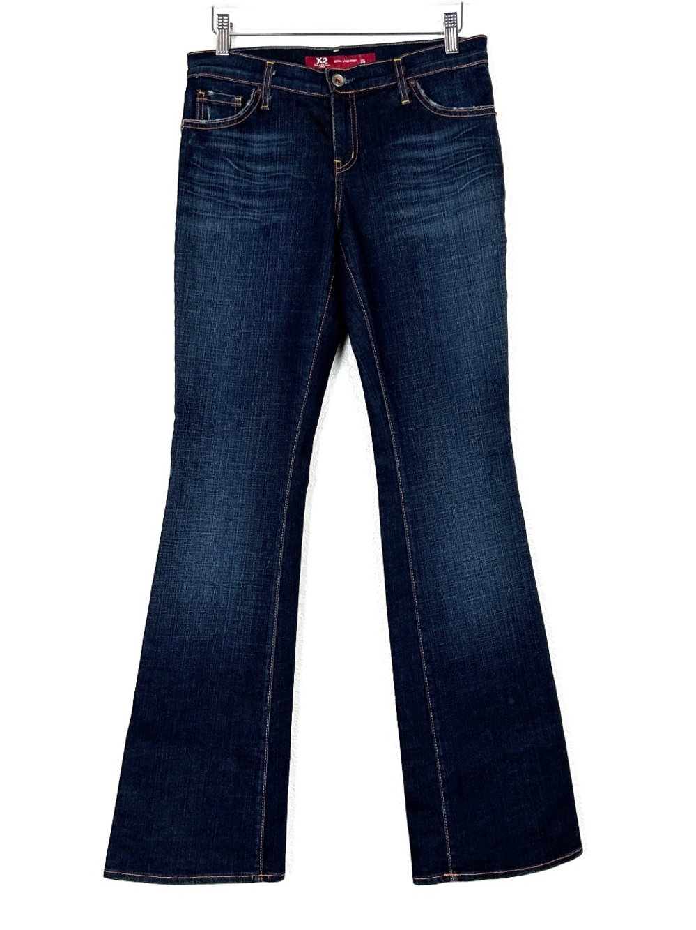 NWT Vintage Y2K Deadstock Express X2 Low Rise Flare Leg Denim Jeans Size 29 NEW